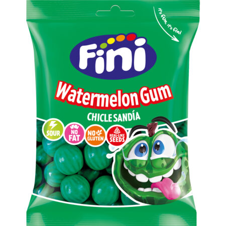 Fini Watermelon Bubble Gum 100g kauwgom met watermeloensmaak