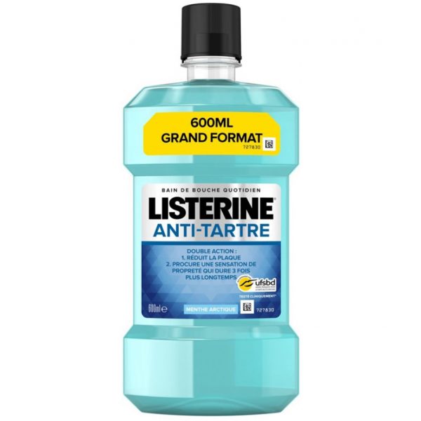 listerine anti-tartre 600ml