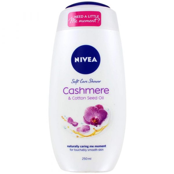 Nivea douchegel250ml cashmere & cotton seed oil