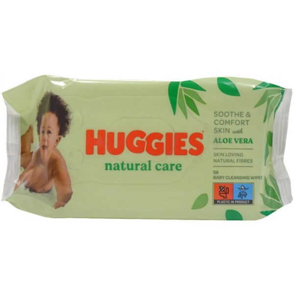 Huggies Babydoekjes Natural Care - 56 Doekjes