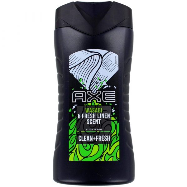 axe douchegel wasabi & fresh linen 250ml