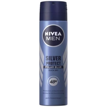 Nivea Men Deodorant Silver Protect Polar Blue 150ml