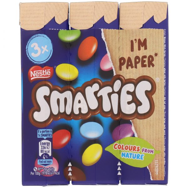 SMARTIES 3X34G COLOURS OF NATURE