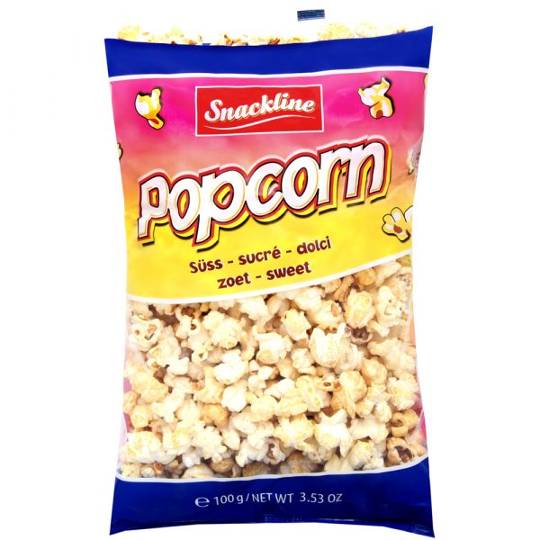 Snackline Popcorn Zoet 100g