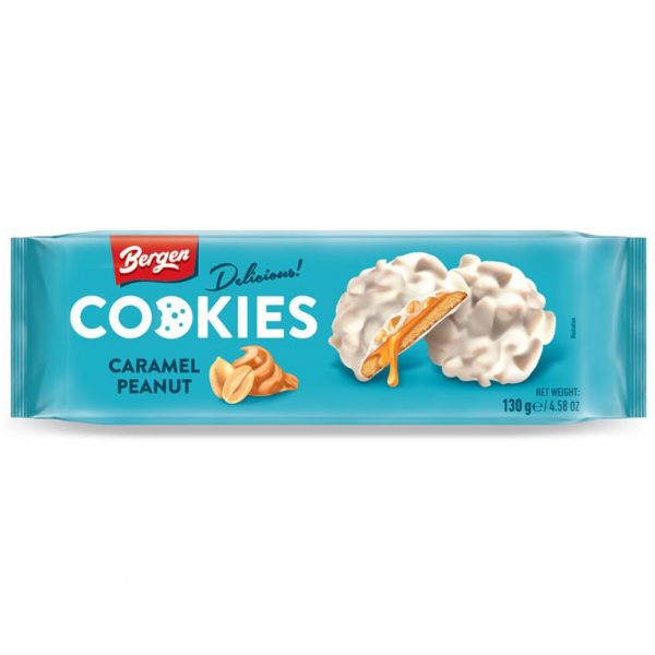 Bergen Cookies Caramel & Peanut 130g - Afbeelding 3