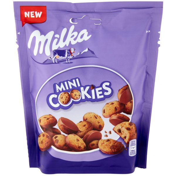 milka mini cookies 110g