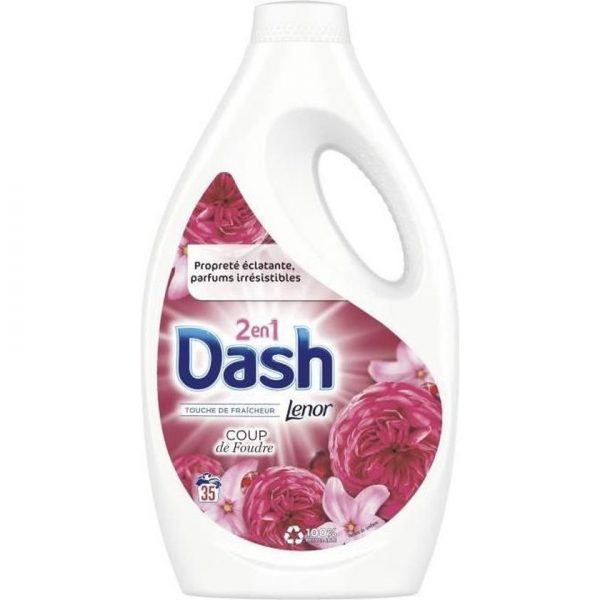 Dash & Lenor Wasmiddel Coup De Foudre 35wasb/1925ml