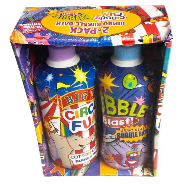 Jumbo Badschuim - Circus Fun & Bubble Blast Met Pomp 2x710ml