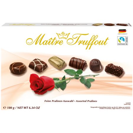Maître Truffout Pralines Mix Roos 180g