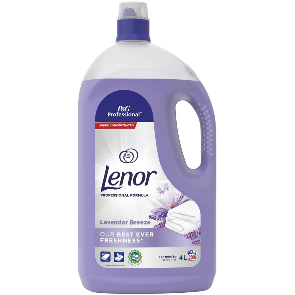 Lenor Professional Wasverzachter Lavender Breeze 200wasb/4L