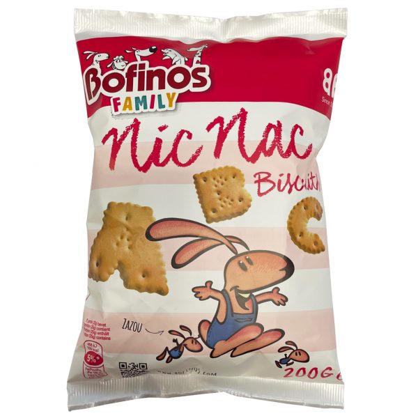 Bofinos Family Nic Nac Letterkoekjes ABC 200g