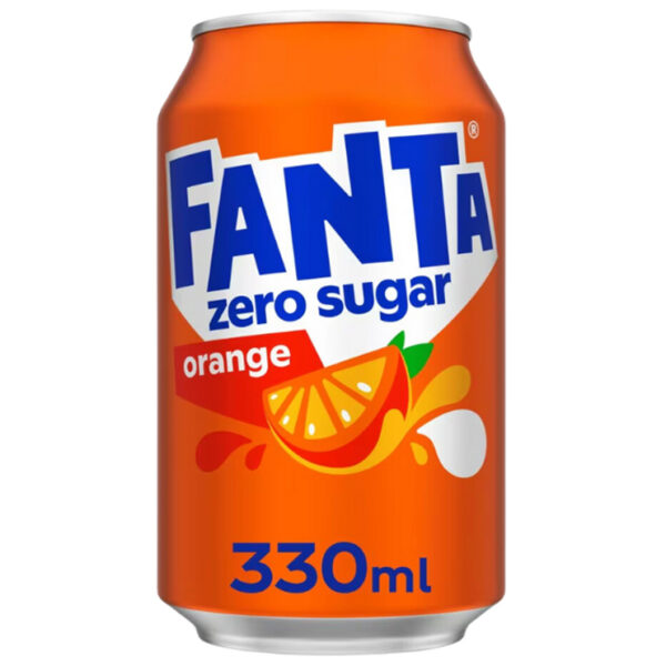 Fanta Orange Zero DK 24 x 33cl - Afbeelding 4
