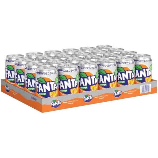 Fanta Orange Zero DK 24 x 33cl - Afbeelding 3