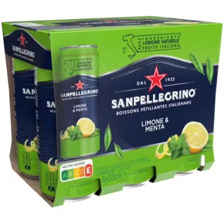 San Pellegrino Limone & Menta 6x33cl