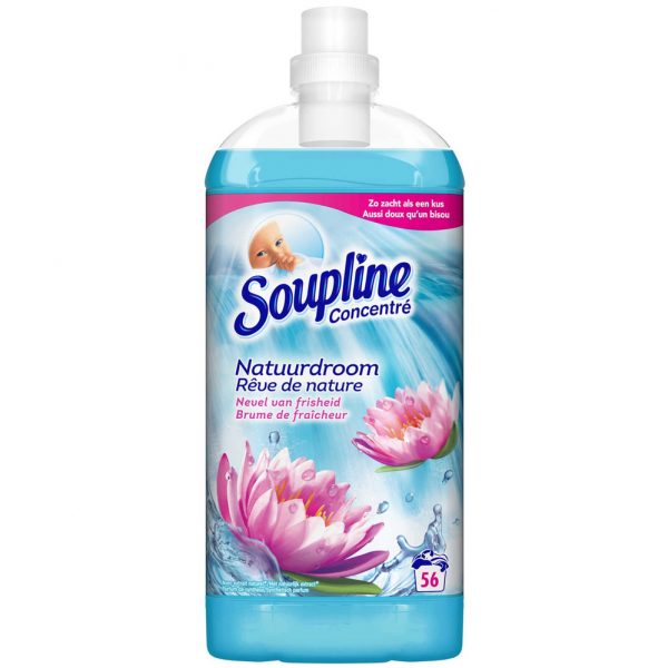 Soupline Wasverzachter Natuurdroom 52 Wasb./1,3L – Nevel Van Frisheid – Met Natuurlijk Extract