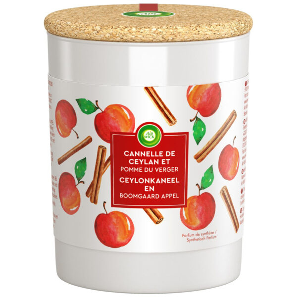 Airwick Geurkaars Ceylonkaneel & Boomgaard Appel 11cm 185g