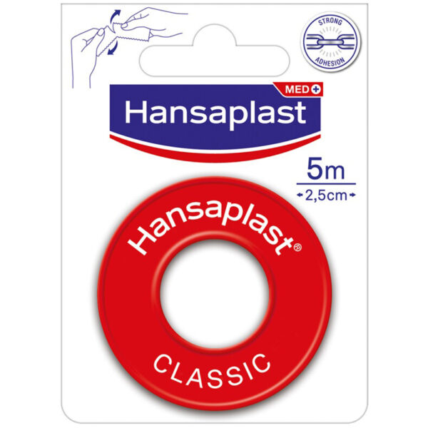 Hansaplast Hechtpleister Classic 5mx2.5cm