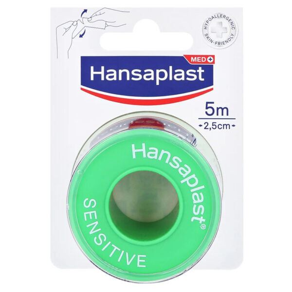 Hansaplast Hechtpleister Sensitive 5mx2.5cm