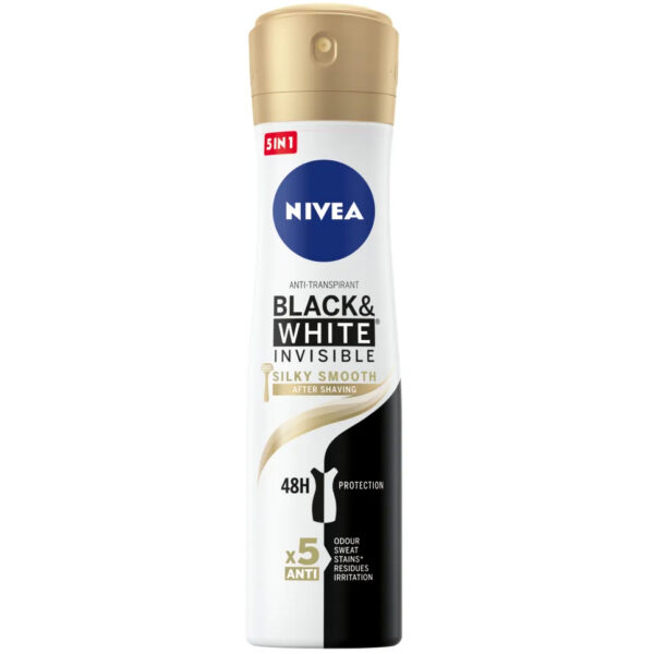 Nivea Deodorant Black & White Silky Smooth 150ml