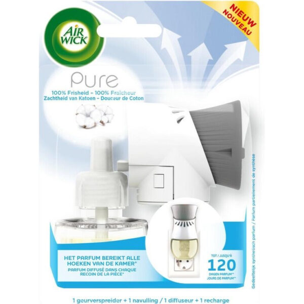Airwick Elektrische Geurverspreider Pure Katoen 19ml
