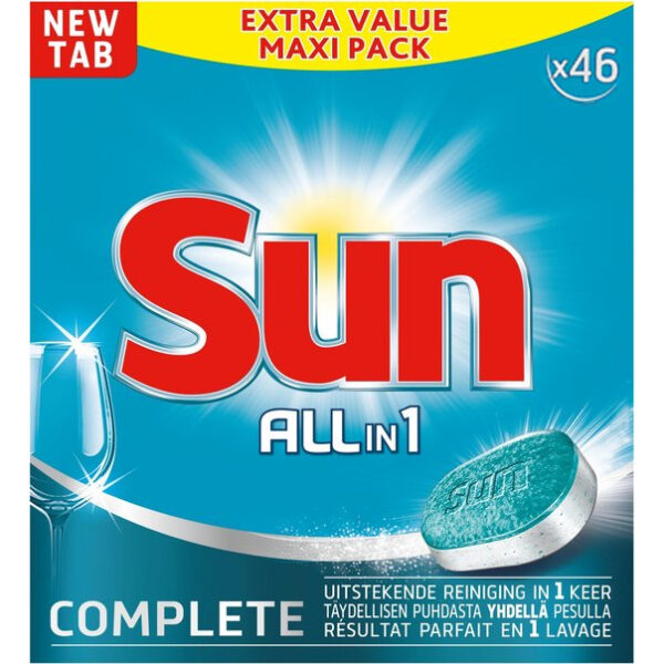 Sun Vaatwas All In 1 Lemon & Lime 46 Tabletten 805g
