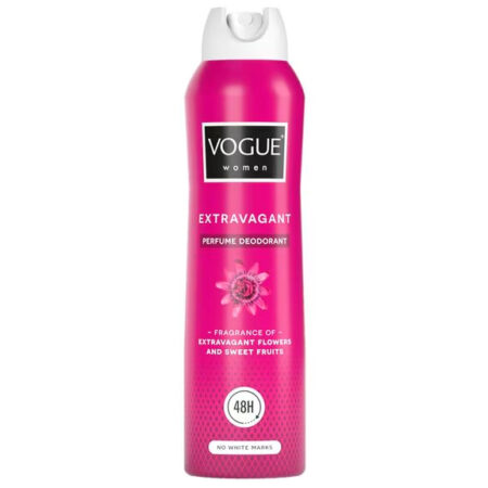 Vogue Women Extravagant Parfum Deodorant 150ml roze