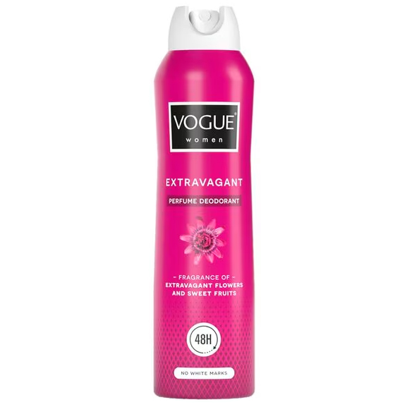 Vogue Women Extravagant Parfum Deodorant 150ml roze