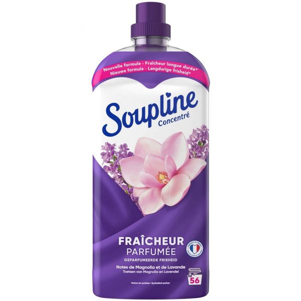 Soupline Wasverzachter Geparfumeerde Frisheid Magnolia & Lavendel 56wasb./1,2L
