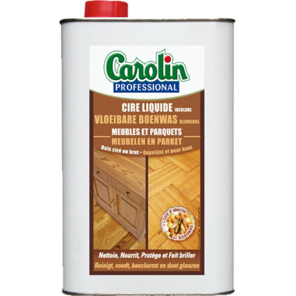 Carolin Vloeibare Boenwas Kleurloos - Meubelen & Parket 1L
