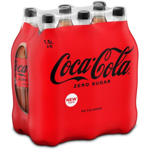 Coca Cola Zero Sugar 6 x 1,5L PET Flessen - INT - Afbeelding 2