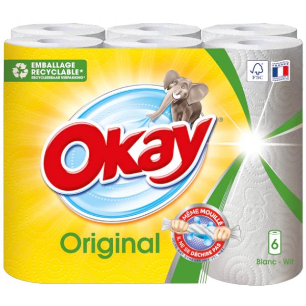 Okay Keukenpapier Original 6 Rollen
