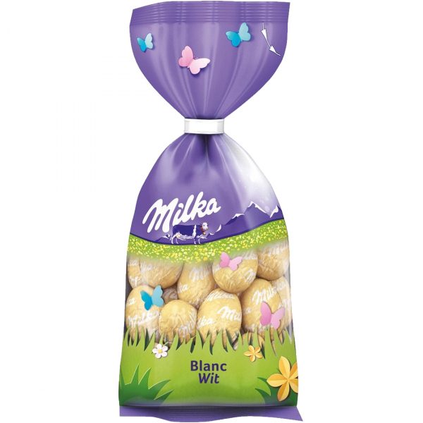 Milka Paaseitjes Witte Chocolade 100g