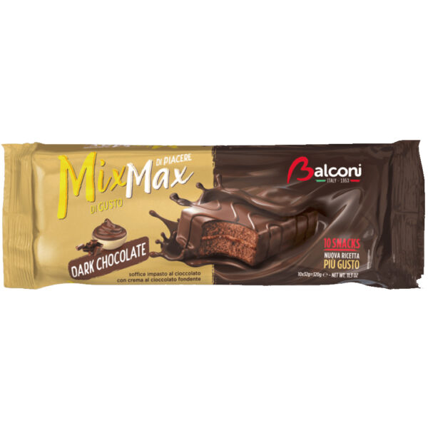 Balconi MixMax Cake Donkere Chocolade - Apart Verpakt 10x32g