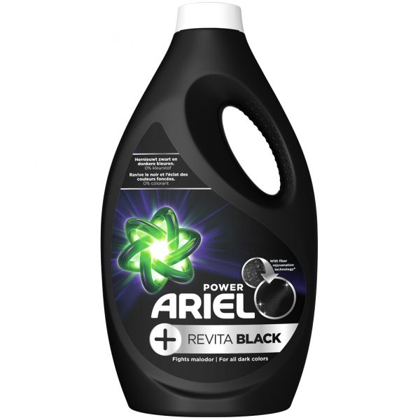 Ariel Vloeibaar Wasmiddel +Revita Black 14 Wasb/770ml