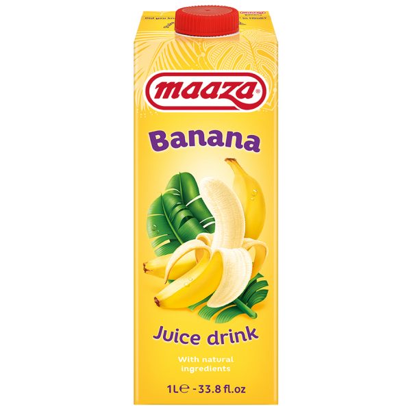 Maaza Banana Juice Drink 1L Brik