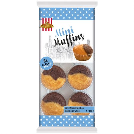 Meister Moulin Muffins Black & White  8 Stuks