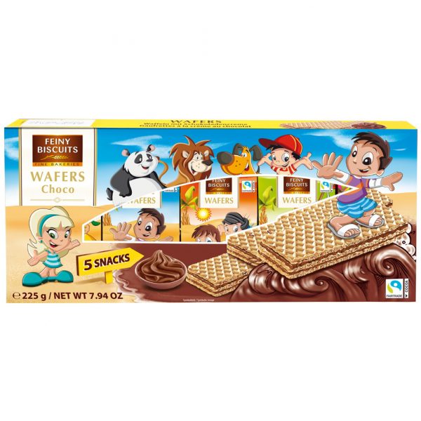 Feiny Biscuits Kinder Koekjes Chococladecrème - Apart Verpakt 5 Stuks - Afbeelding 3