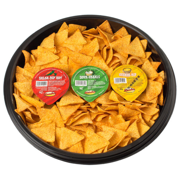 Hombre Nacho Party 2 x 150g + Dip 3 x 90g - Afbeelding 2