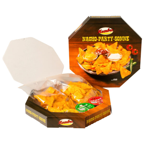 Hombre Nacho Party 2 x 150g + Dip 3 x 90g - Afbeelding 2