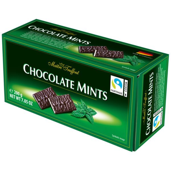 Maître Truffout Fijne Chocolade  Met Muntcrème 200g - Afbeelding 4