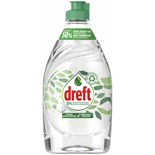 Dreft Afwasmiddel 0% Parfums & Kleurstoffen 450ml