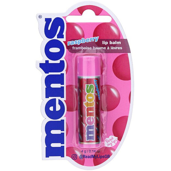 Mentos Lippenbalsem Read My Lips Frambozensmaak 4g