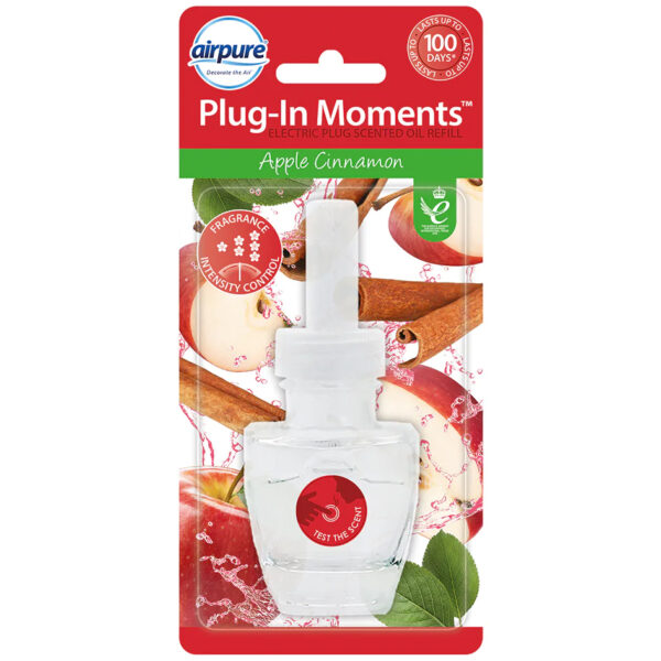 Airpure Plug-In Moments Refill Apple Cinnamon 20ml - Afbeelding 3