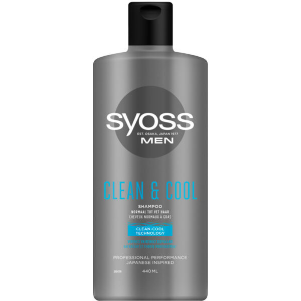 Syoss Men Shampoo Clean & Cool 440ml
