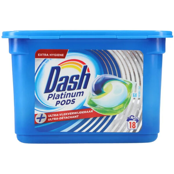 Dash Platinum Pods + Ultra Vlekverwijderaar 18 Pods