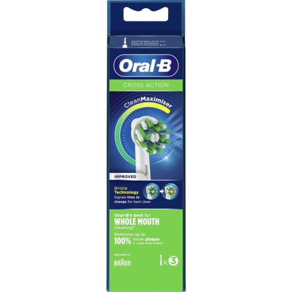 Oral-B Opzetborstels Cross Action 3 Stuks