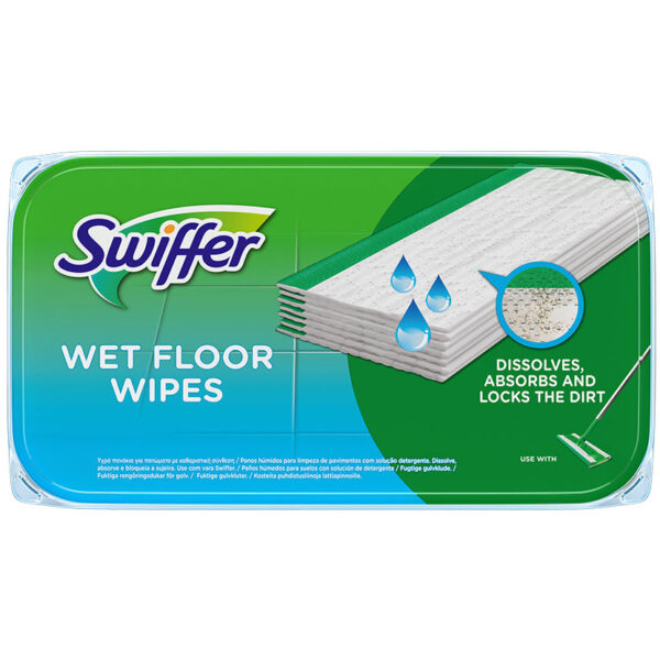 Swiffer Sweeper Wet Wipes 12 Stuks - Afbeelding 2