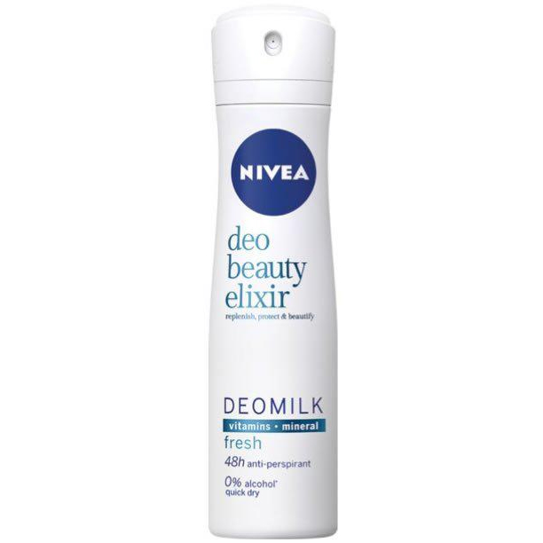 Nivea Deodorant Deo Beauty Elixir Deomilk 0 Alcohol 150ml Snuffelstore