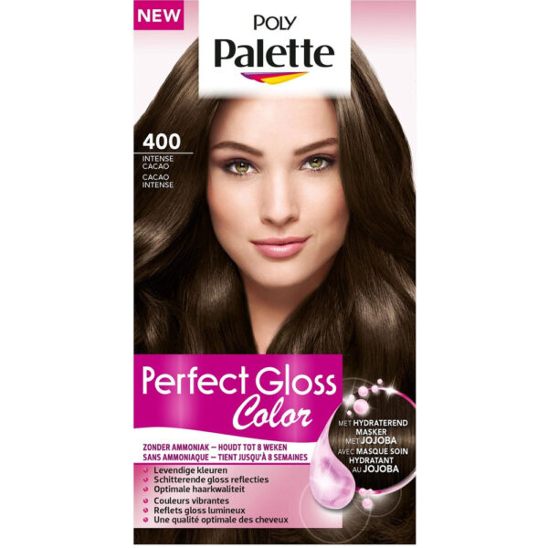 Poly Palette Haarkleuring Perfect Gloss Intense Cacao Nr. 400 - Afbeelding 2