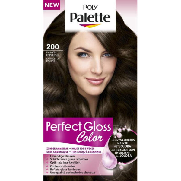 Poly Palette Haarkleuring Perfect Gloss Donker Espresso Nr. 200